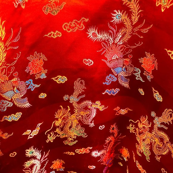 Vintage Red Dragon Robe - Picture 4 of 4
